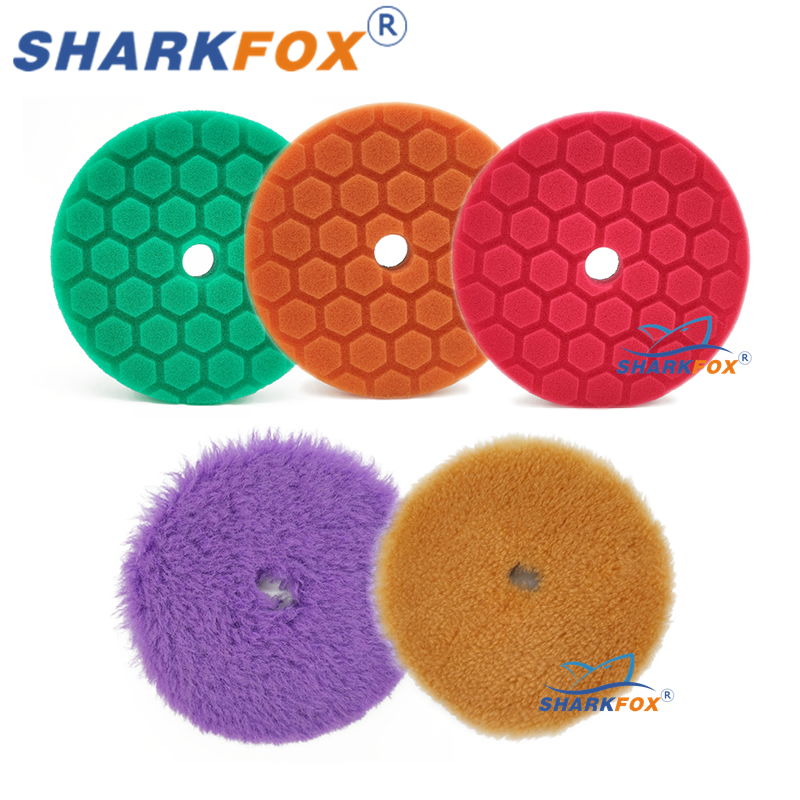 Polish Pad Set Buffer - Sharkfox-Juego de almohadillas de pulido de