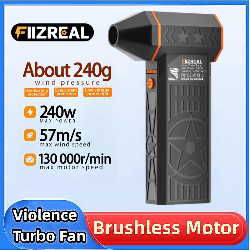 Dryer Car Blower - Ventilador Turbo Sin Escobillas Fiizreal X50