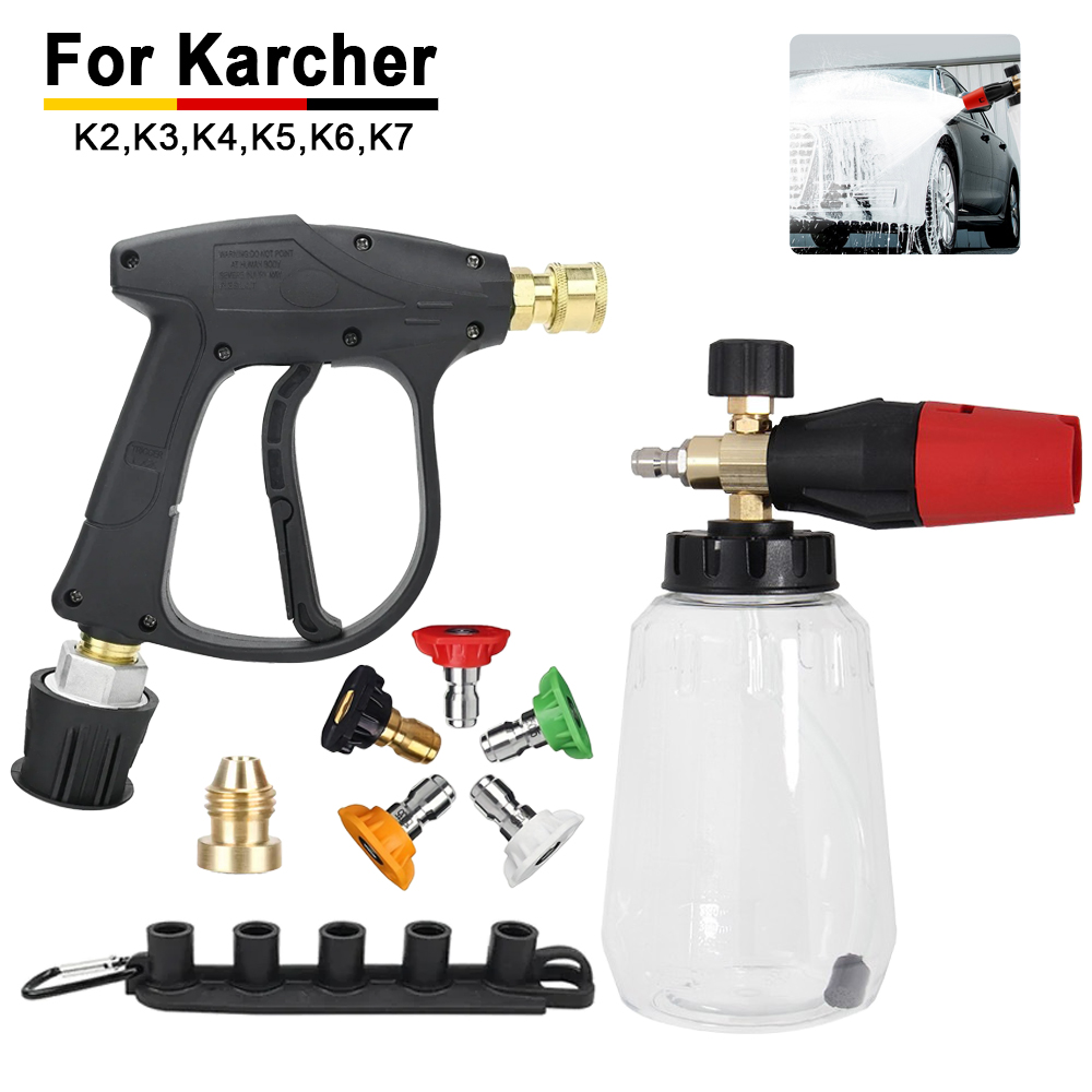 Pressure Washer Foam Gun - Kit de lanza de espuma para