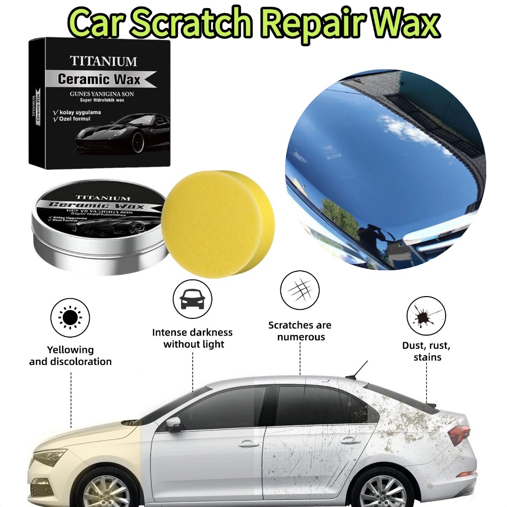 Car Wax Ceramic Coating - Cera de titanio cerámica de 100g