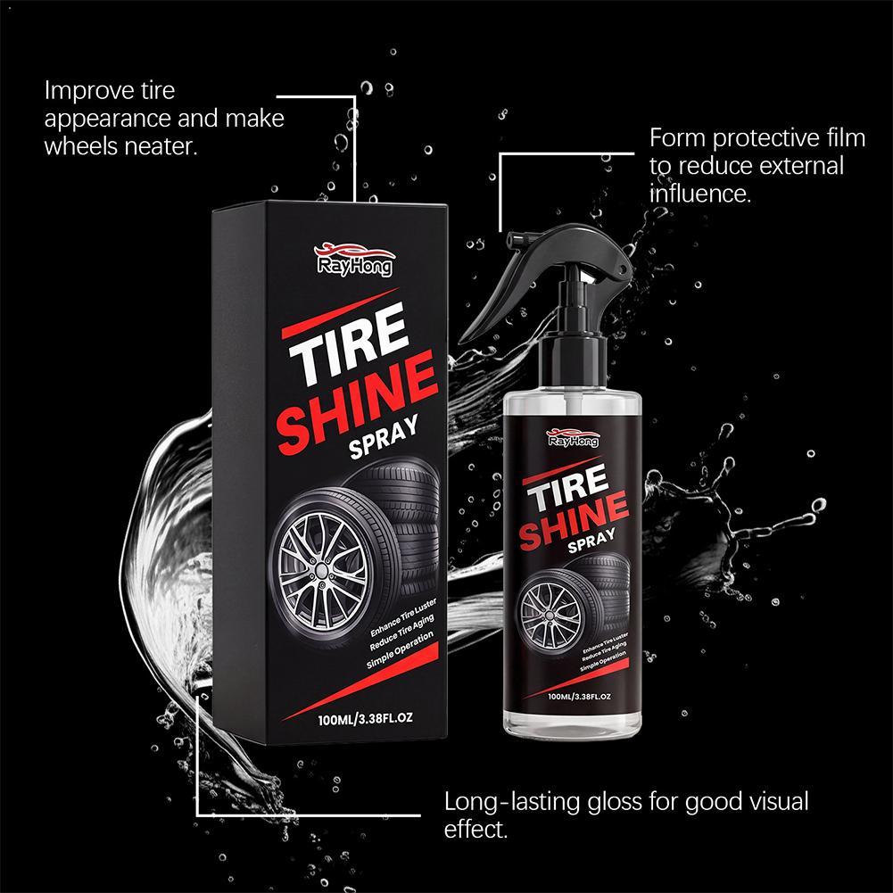 Tire Shine Spray Sealant - Spray de revestimiento para neumáticos Tyre