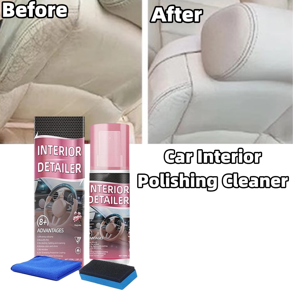 Leather Cleaner Interior - Limpiador pulidor de interiores de coche
