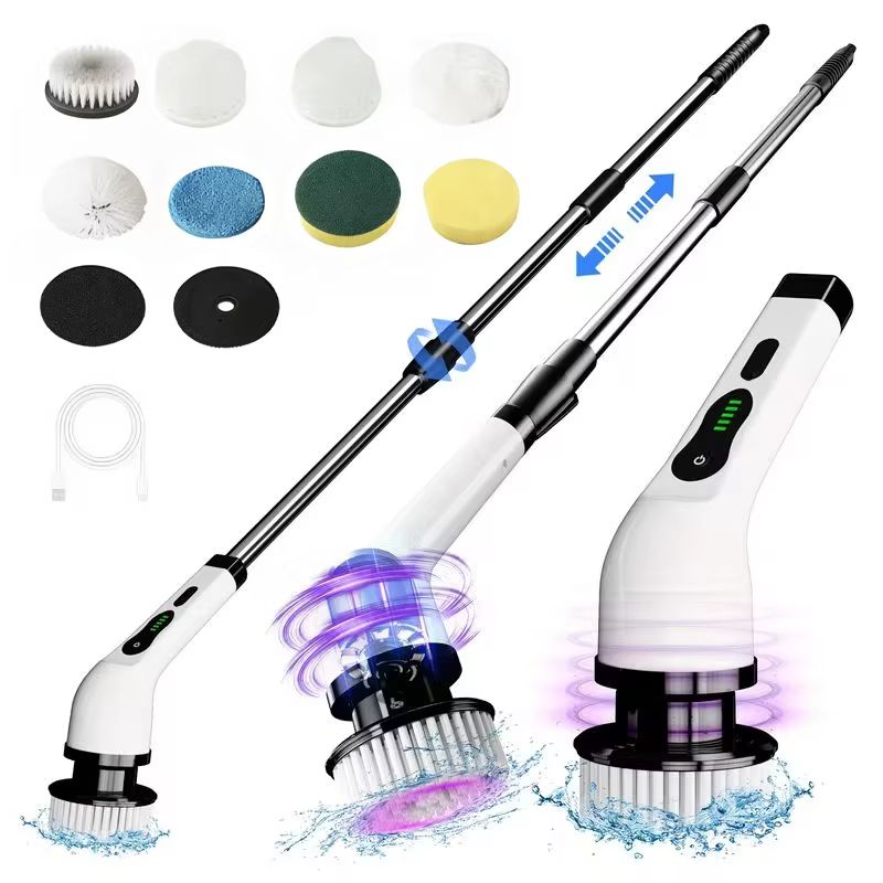 Car Cleaning Brush - Cepillo Eléctrico Inalámbrico Giratorio, Cepillo Rotatorio