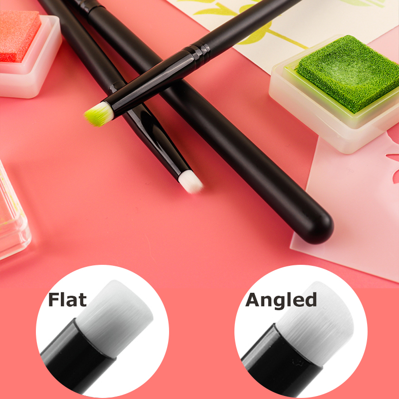Detailing Brush Set - Juego de pinceles de mezcla planos/angulares