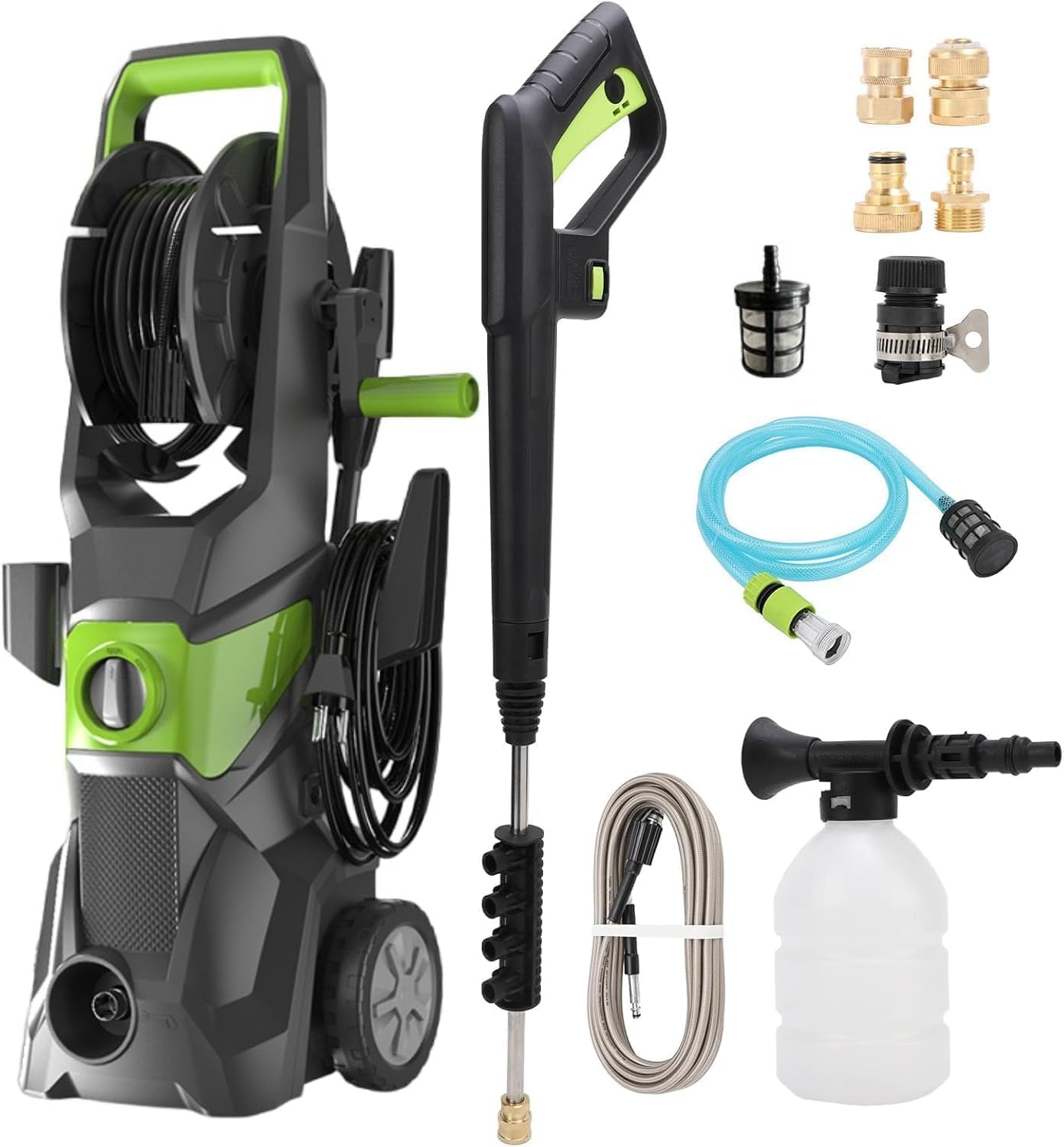 Pressure Washer Foam Gun - Lavadora a presión eléctrica de 4000PSI,