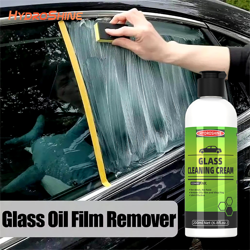 Glass Cleaner Streak - Hydroshine-crema eliminadora de película de aceite
