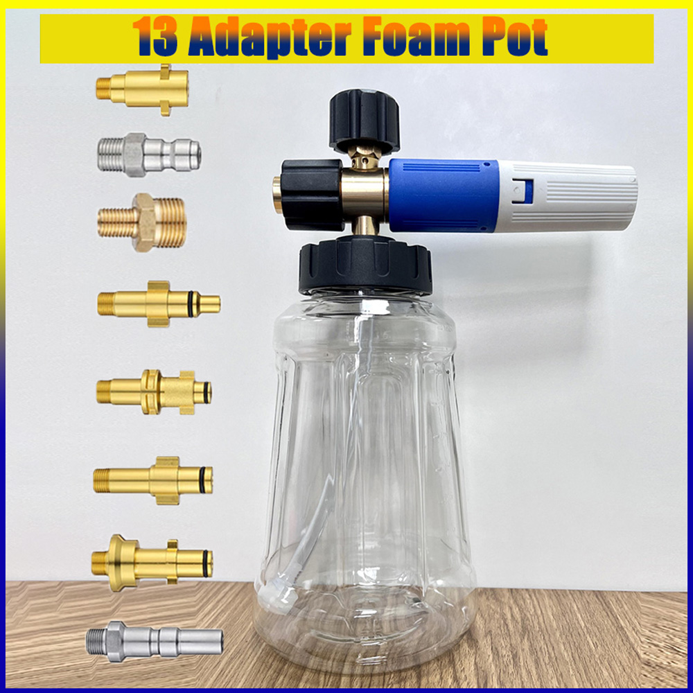 Pressure Washer Foam Gun - Adaptadores Variados para Pistola de Espuma