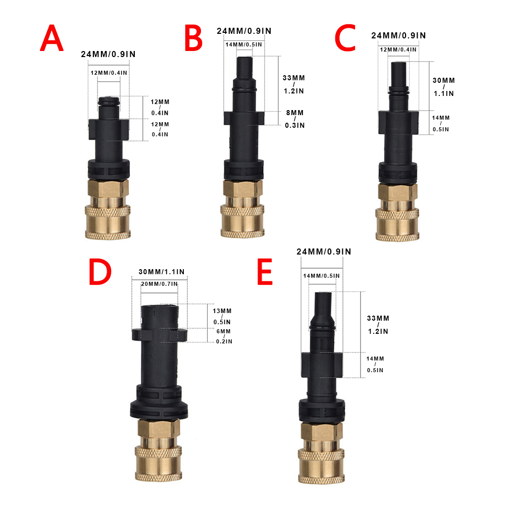 Adaptador de lavadora a presió - Car Shampoo Ph reseña y precio
