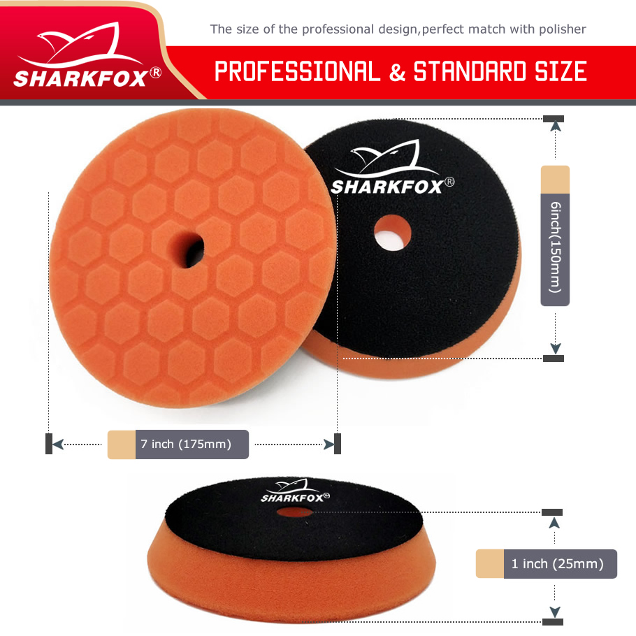 Sharkfox-Juego de almohadillas - Polish Pad Set Buffer reseña y precio