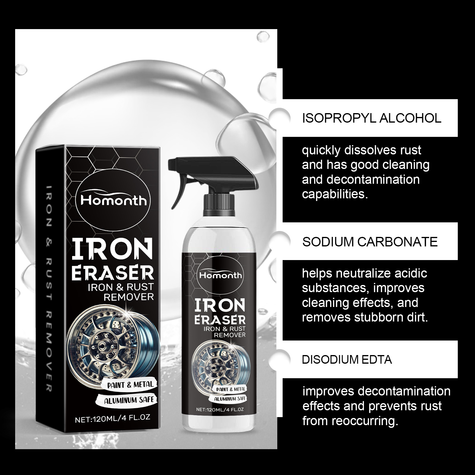 Spray Eliminador de Óxido para - Wheel Cleaner Alloy reseña y precio