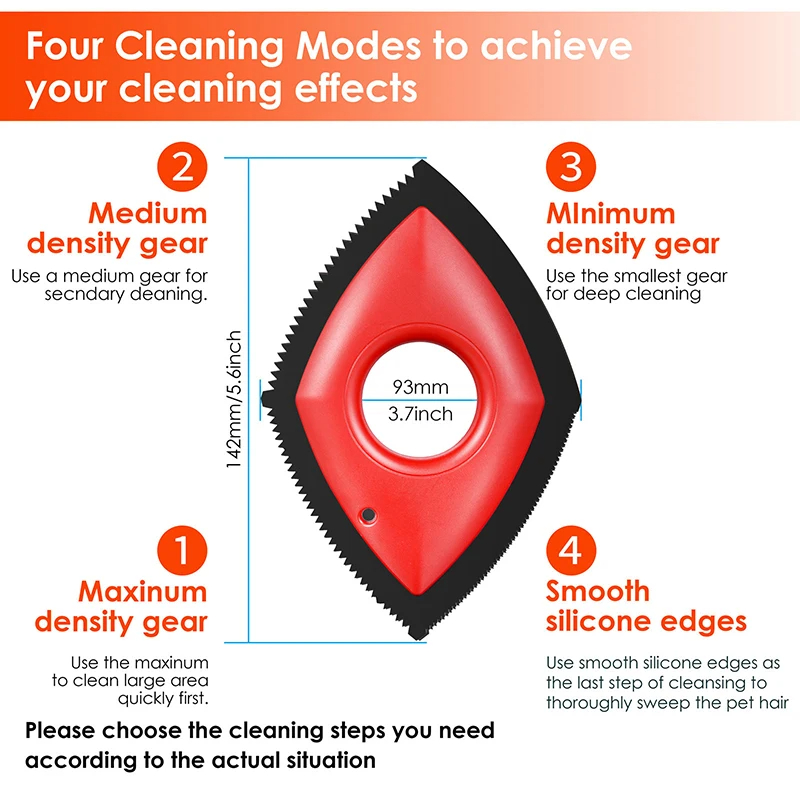 Peine removedor de pelo para m - Seat Cleaner Fabric reseña y precio