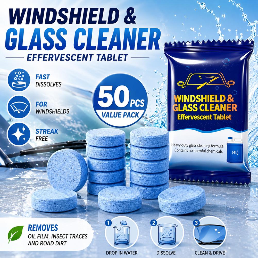 Tabletas efervescentes para li - Glass Cleaner Streak reseña y precio