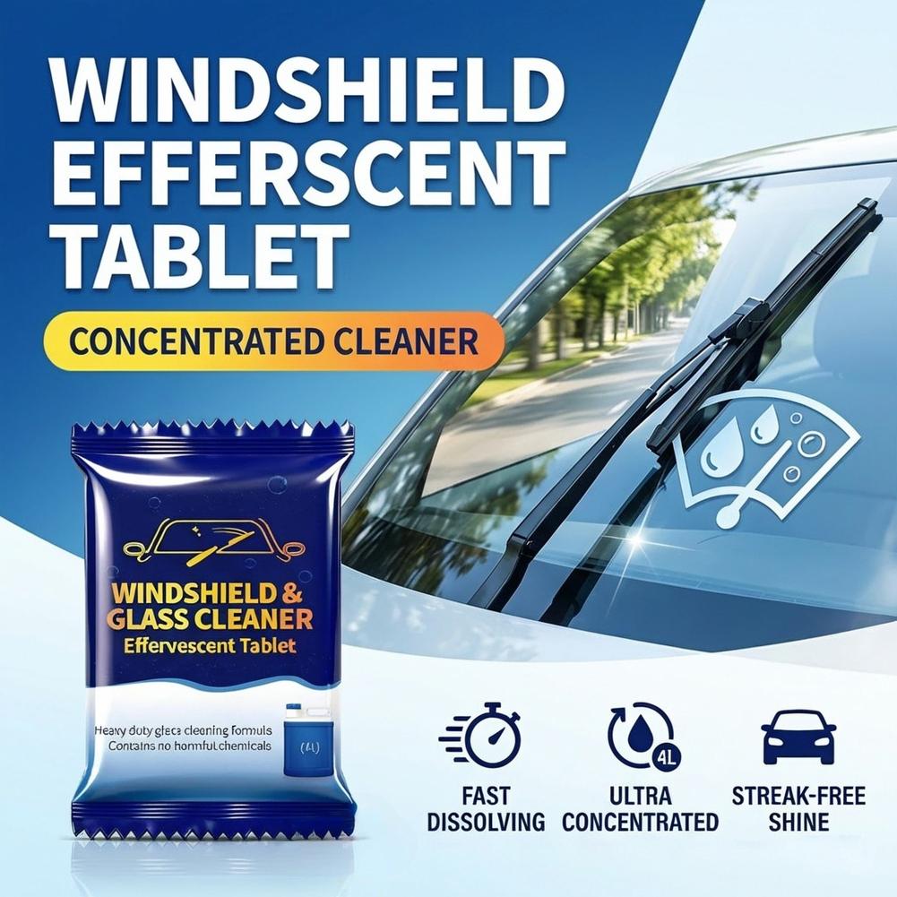 Tabletas efervescentes para li - Glass Cleaner Streak reseña y precio
