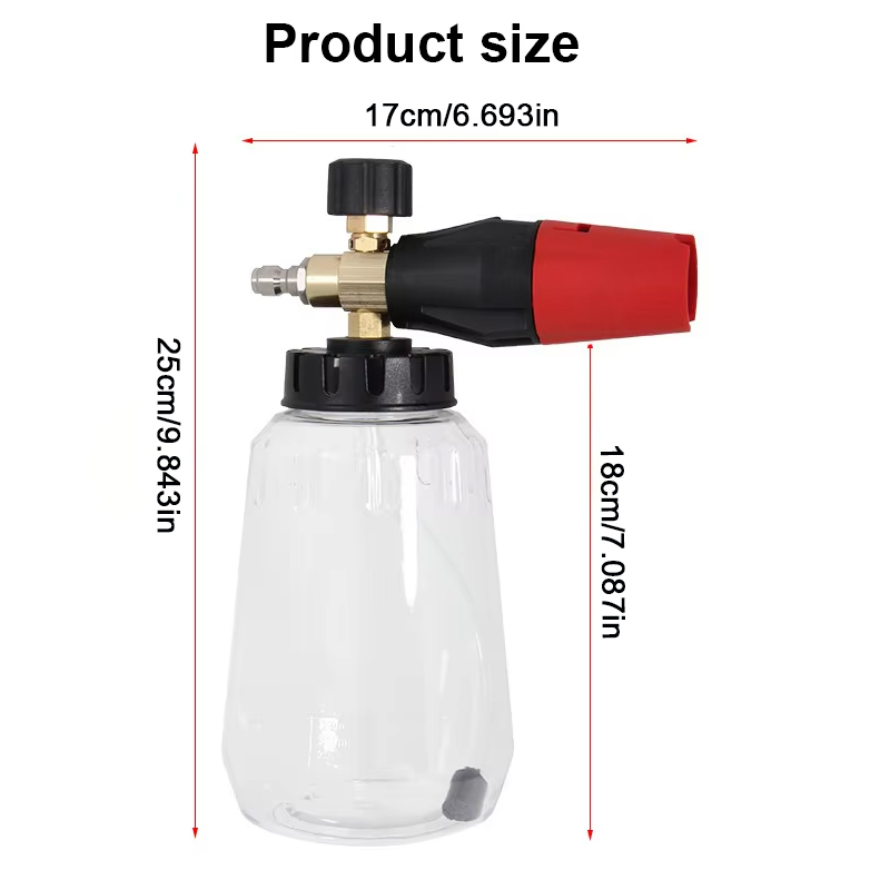 Cañón de Espuma de Alta Presió - Pressure Washer Foam Gun reseña y precio