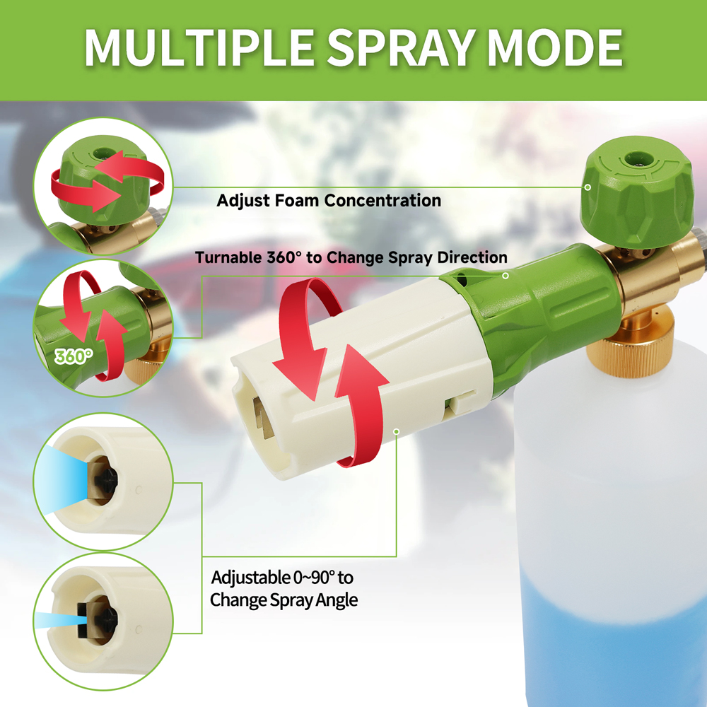 Pistola de espuma de aluminio, - Pressure Washer Foam Gun reseña y precio