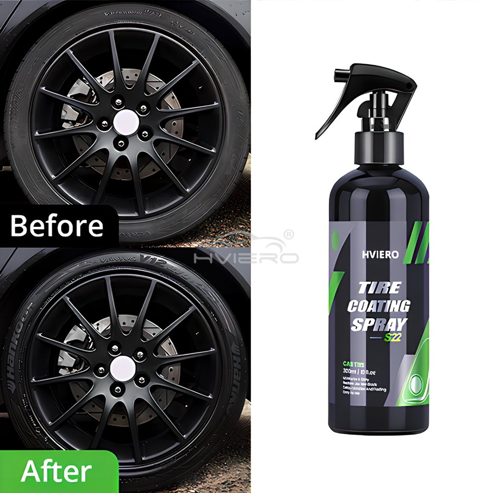 Revestimiento de neumáticos br - Tire Shine Spray Sealant reseña y precio