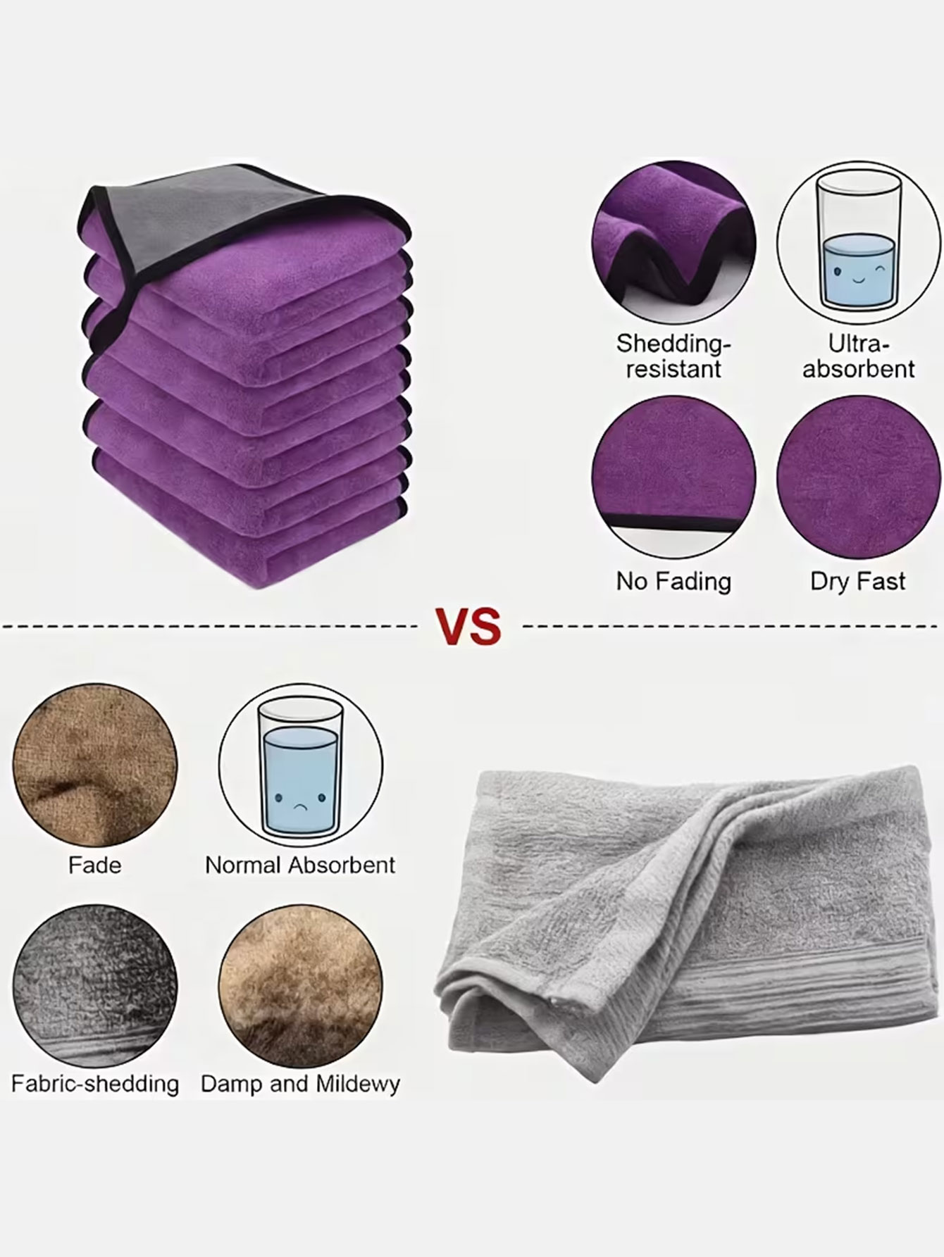 Paquete de 10 Paños de Limpiez - Microfiber Towel Detailing reseña y precio