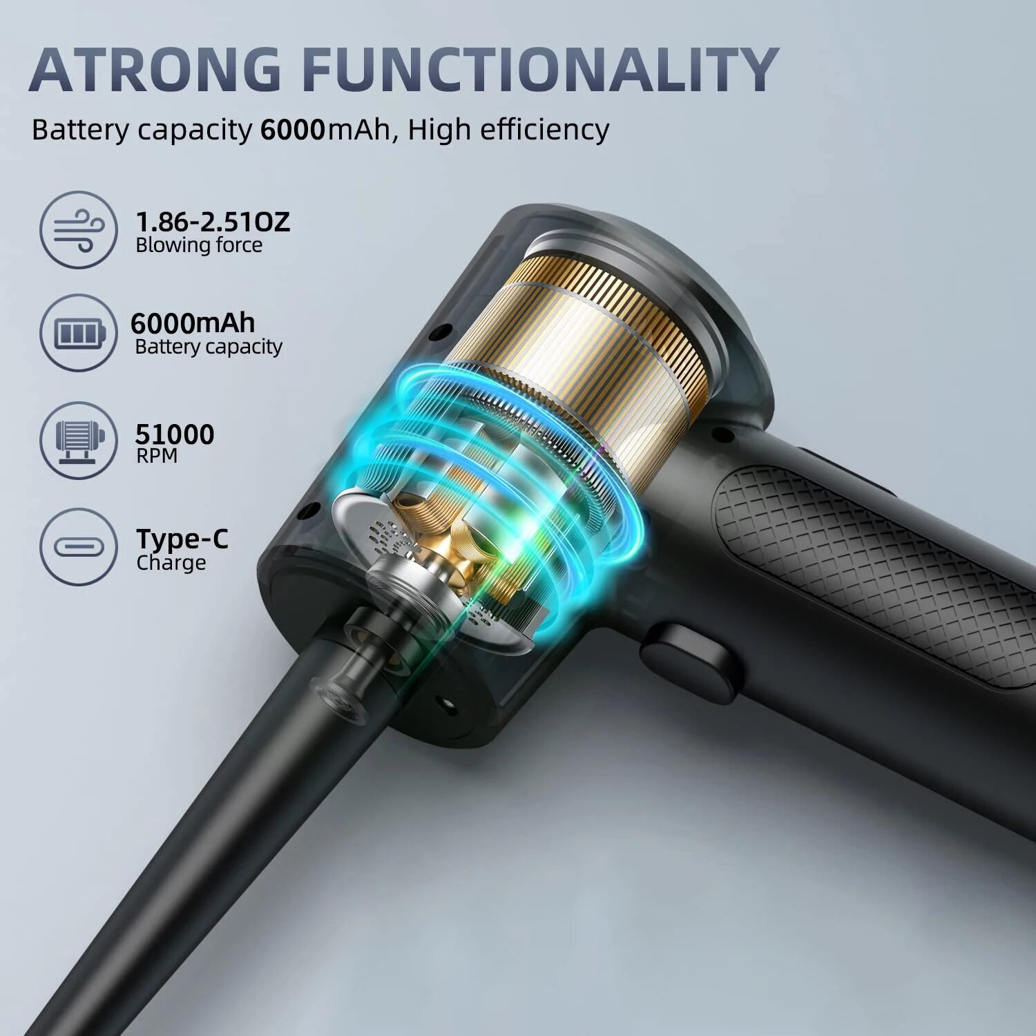 Plumero de aire comprimido, so - Dryer Car Blower reseña y precio