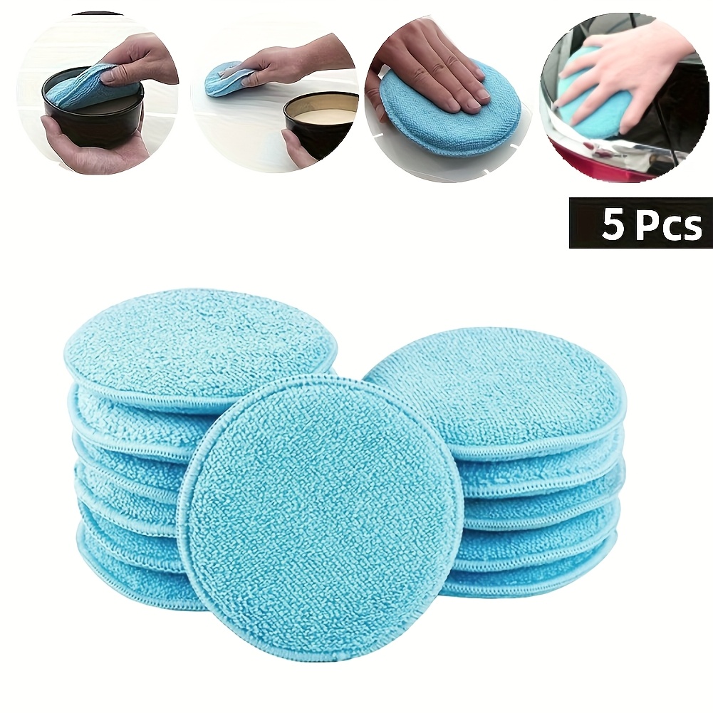 5 almohadillas de microfibra u - Wax Applicator Pad reseña y precio