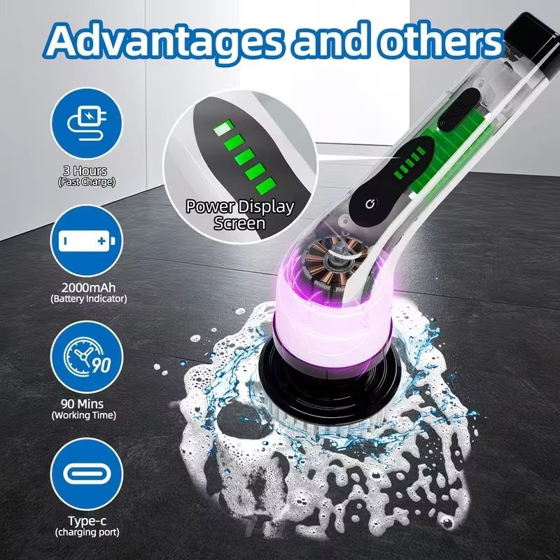 Cepillo Eléctrico Inalámbrico  - Car Cleaning Brush reseña y precio