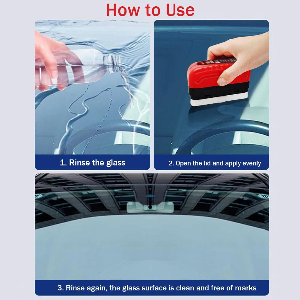 Removedor de película de aceit - Car Cleaning Brush reseña y precio